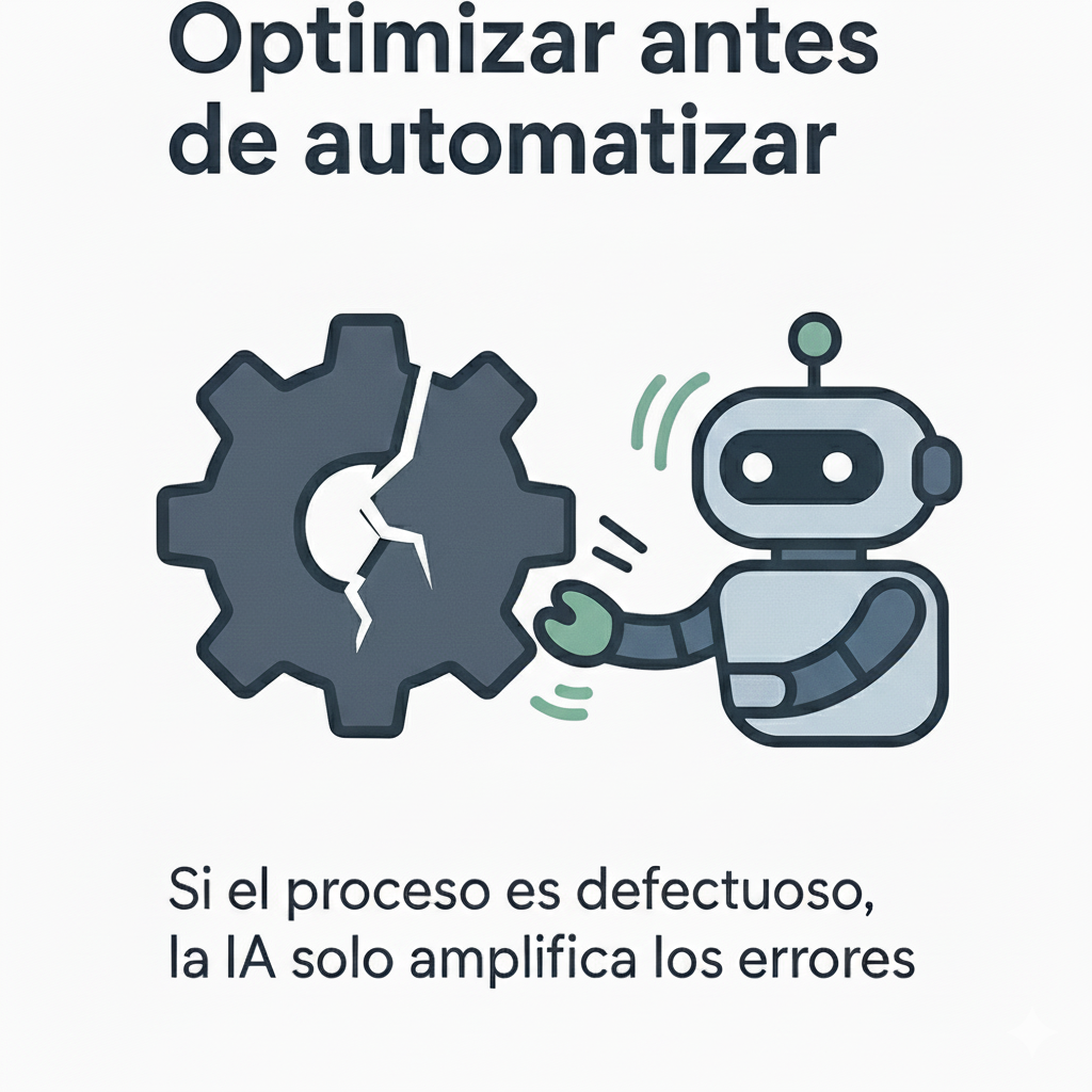 Optimizar antes de automatizar: El error más común al implementar IA